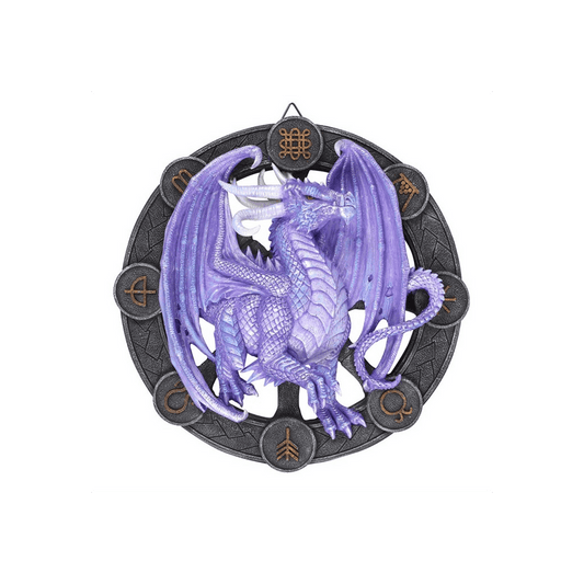 Samhain Dragon Resin Wall Plaque by Anne Stokes - DuvetDay.co.uk