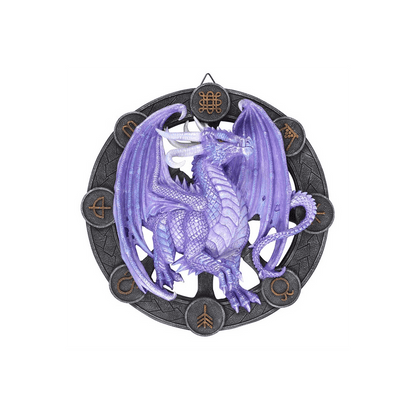 Samhain Dragon Resin Wall Plaque by Anne Stokes - DuvetDay.co.uk
