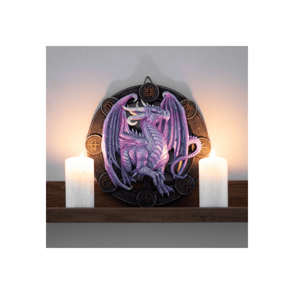 Samhain Dragon Resin Wall Plaque by Anne Stokes - DuvetDay.co.uk