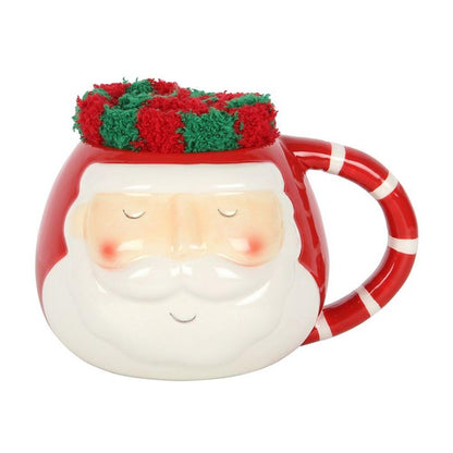 Santa Mug and Socks Set - DuvetDay.co.uk