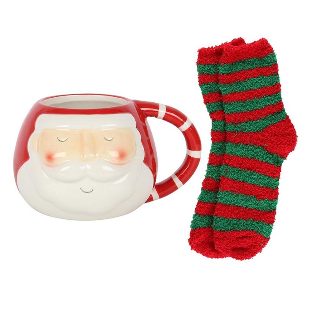 Santa Mug and Socks Set - DuvetDay.co.uk