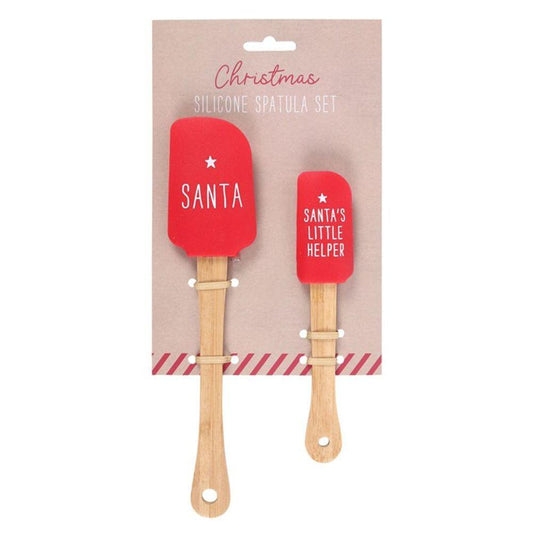 Santa's Helper Silicone Spatula Set - DuvetDay.co.uk
