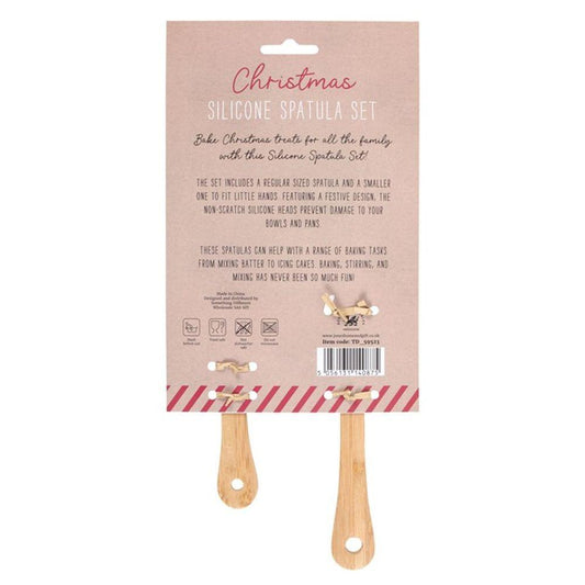 Santa's Helper Silicone Spatula Set - DuvetDay.co.uk