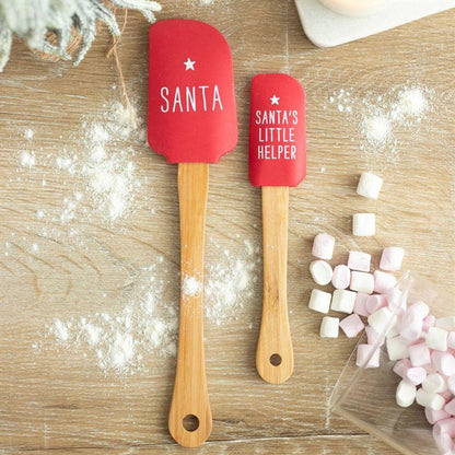 Santa's Helper Silicone Spatula Set - DuvetDay.co.uk