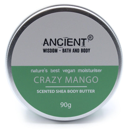 Scented Shea Body Butter 90g - Crazy Mango - DuvetDay.co.uk