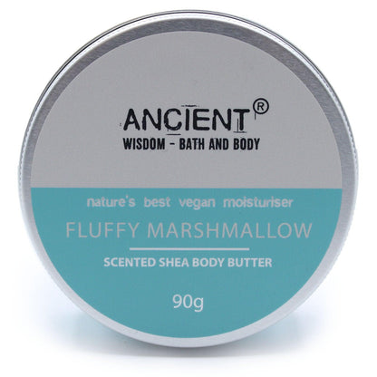 Scented Shea Body Butter 90g - Fluffy Mashmallow - DuvetDay.co.uk