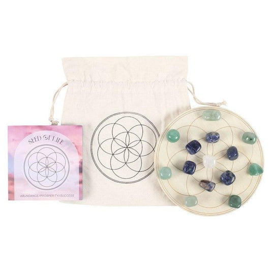 Seed of Life Crystal Grid Set - DuvetDay.co.uk