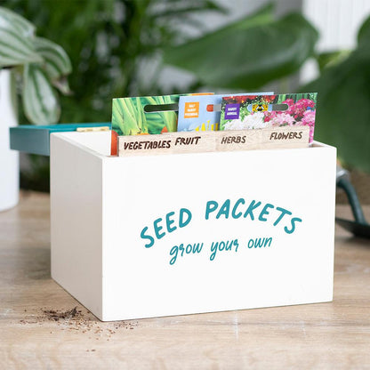 Seed Packet Storage Box - DuvetDay.co.uk