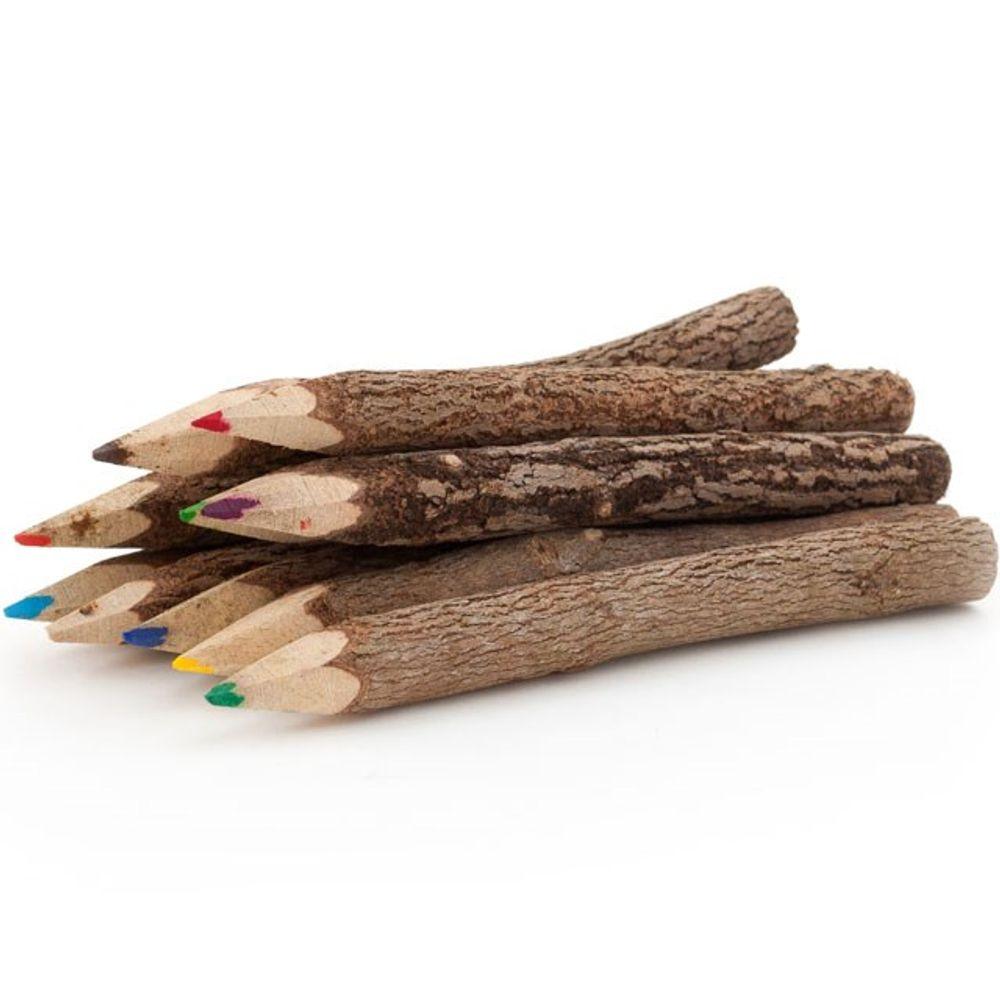 Set of 10 Twig Pencils - DuvetDay.co.uk