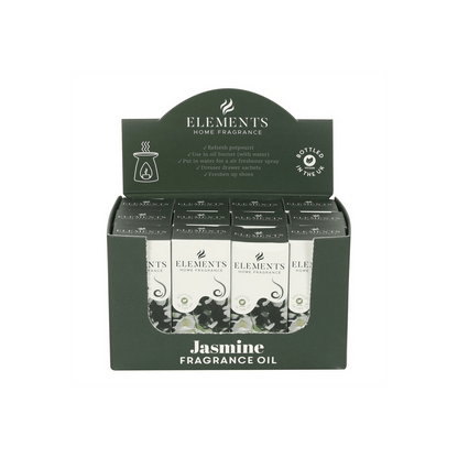 Set of 12 Elements Jasmine Fragrance Oils - DuvetDay.co.uk