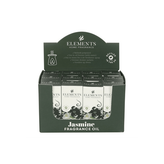 Set of 12 Elements Jasmine Fragrance Oils - DuvetDay.co.uk
