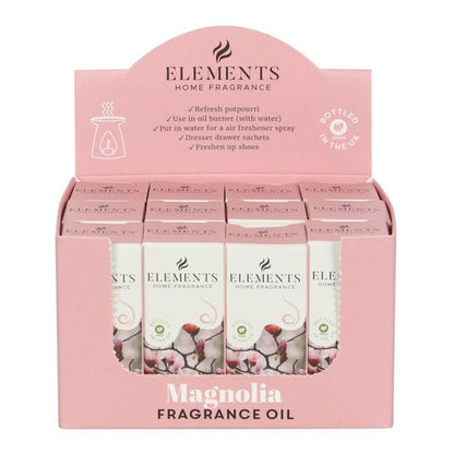 Set of 12 Elements Magnolia Fragrance Oils - DuvetDay.co.uk