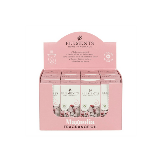 Set of 12 Elements Magnolia Fragrance Oils - DuvetDay.co.uk