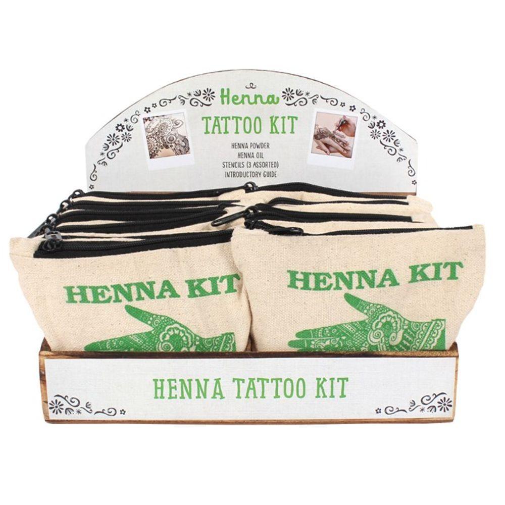 Set of 12 Fiesta Fun Henna Kits in Display - DuvetDay.co.uk
