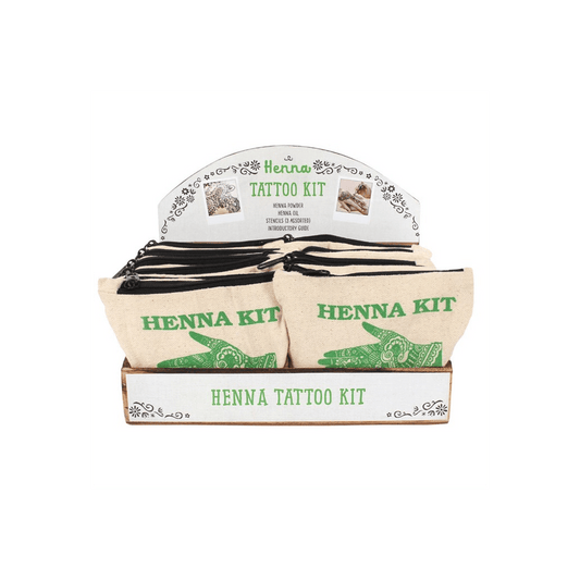 Set of 12 Fiesta Fun Henna Kits in Display - DuvetDay.co.uk