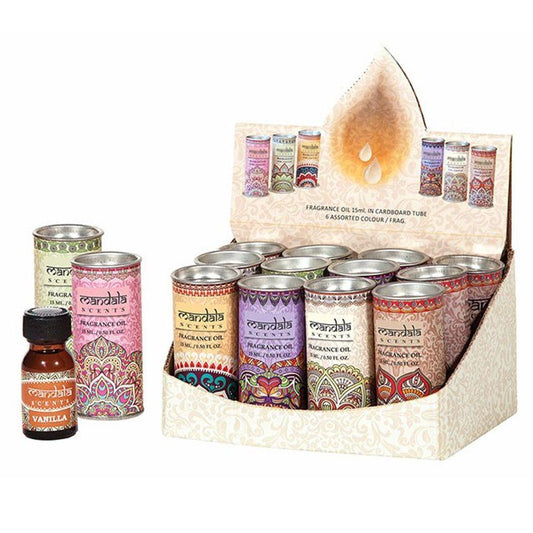 Set of 12 Mandala Fragrance Oils - DuvetDay.co.uk