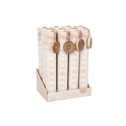 Set of 12 Moon Phase Coconut Incense Stick Gift Sets - DuvetDay.co.uk