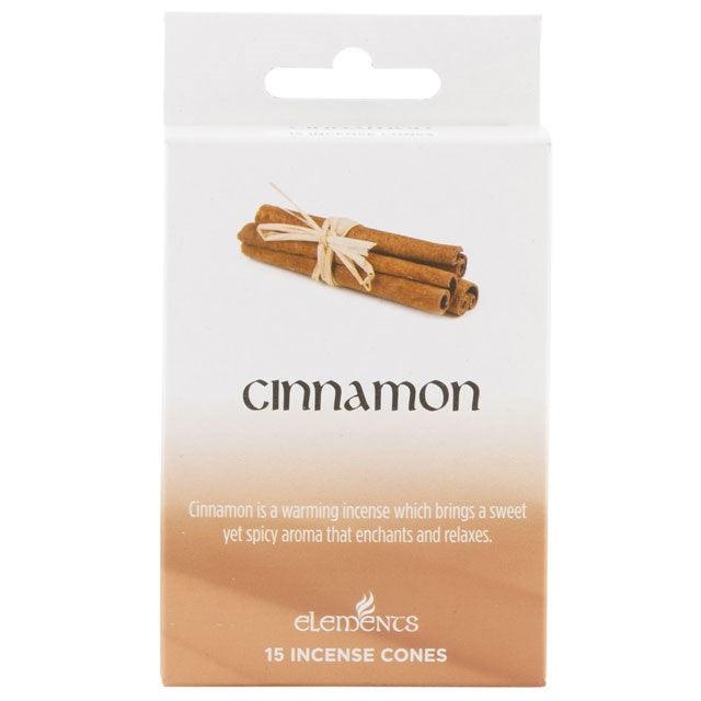 Set of 12 Packets of Elements Cinnamon Incense Cones - DuvetDay.co.uk