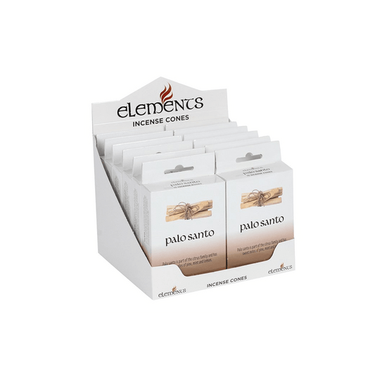 Set of 12 Packets of Elements Palo Santo Incense Cones - DuvetDay.co.uk