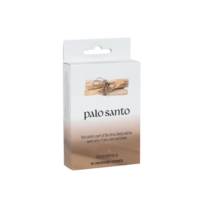 Set of 12 Packets of Elements Palo Santo Incense Cones