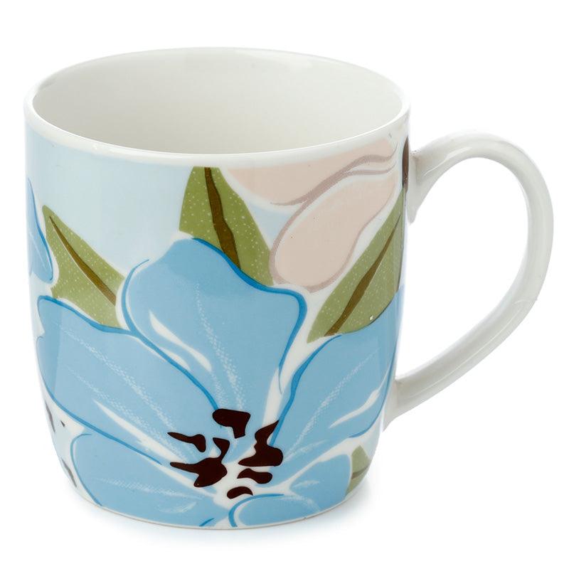 Set of 2 Porcelain Mugs - Florens Rhododendron - DuvetDay.co.uk