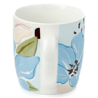 Set of 2 Porcelain Mugs - Florens Rhododendron - DuvetDay.co.uk