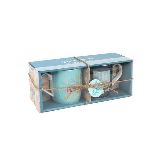 Set of 2 What Happens in Vegas Mugs - DuvetDay.co.uk