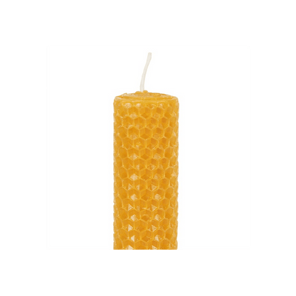 Set of 3 Beeswax Candles - DuvetDay.co.uk