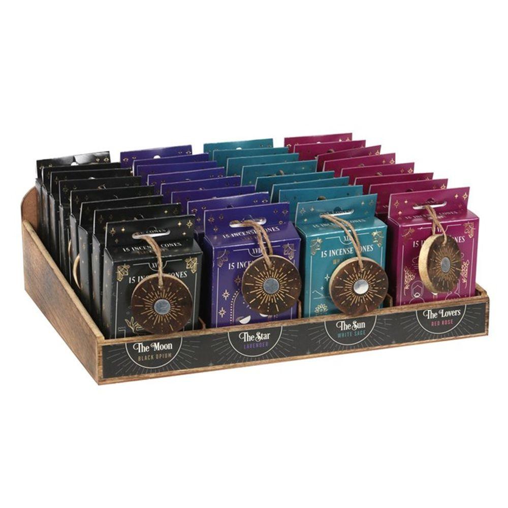 Set of 32 Tarot Card Incense Cones - DuvetDay.co.uk