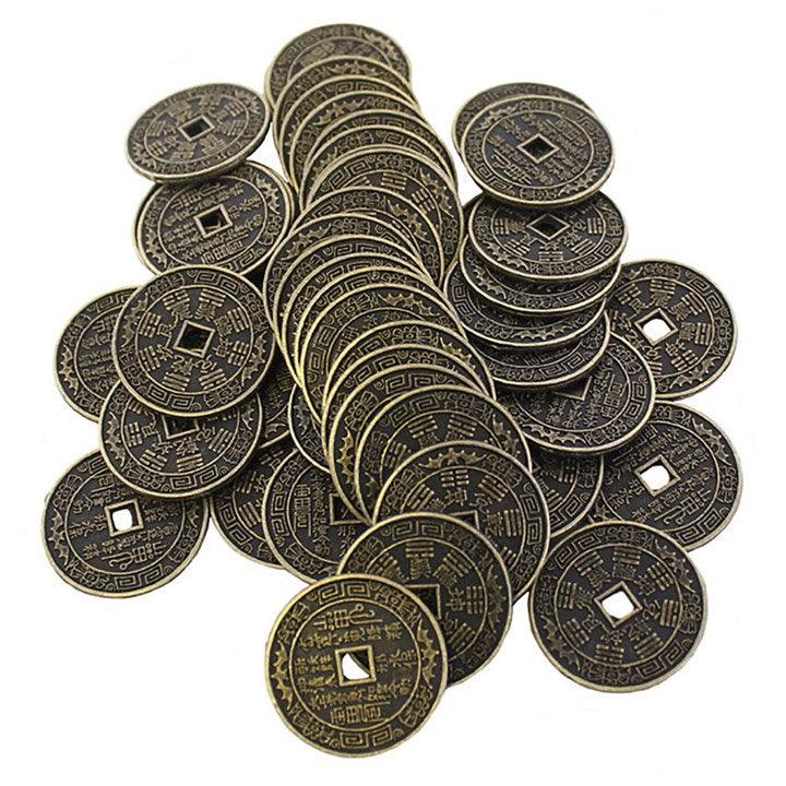 Set of 50 3.5cm Chinese Coins