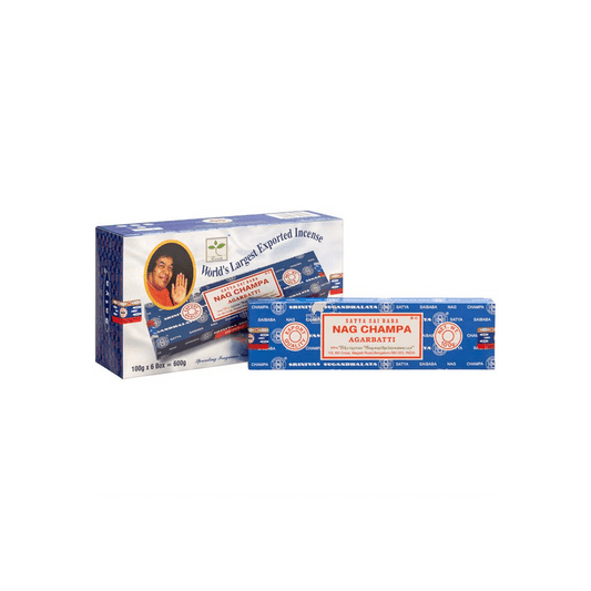 Set of 6 Packets of 100g Sai Baba Nagchampa Incense Sticks - DuvetDay.co.uk