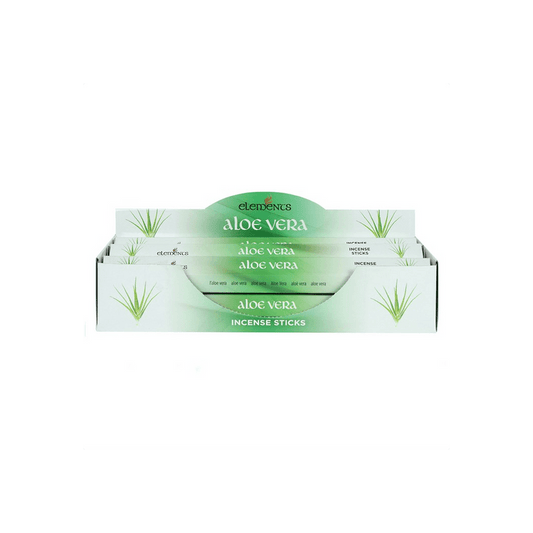Set of 6 Packets of Elements Aloe Vera Incense Sticks - DuvetDay.co.uk