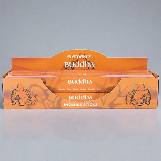 Set of 6 Packets of Elements Buddha Incense Sticks - DuvetDay.co.uk