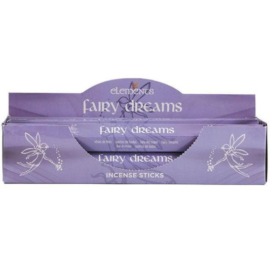 Set of 6 Packets of Elements Fairy Dreams Incense Sticks - DuvetDay.co.uk