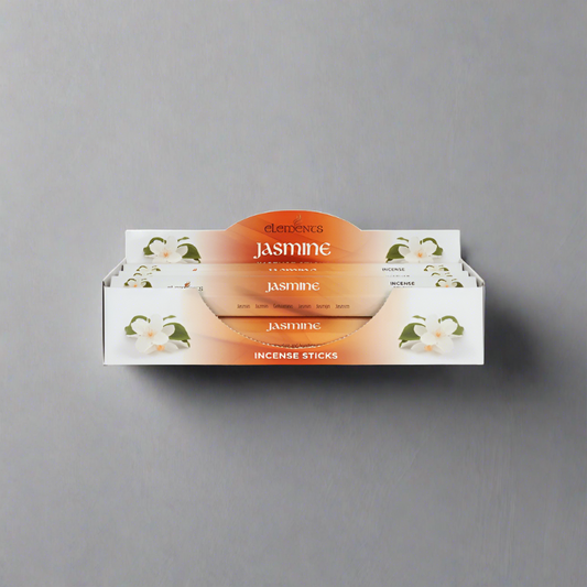 Set of 6 Packets of Elements Jasmine Incense Sticks