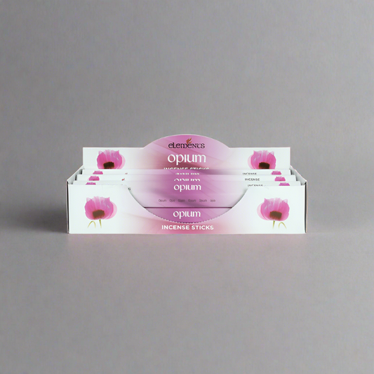 Set of 6 Packets of Elements Opium Incense Sticks - DuvetDay.co.uk