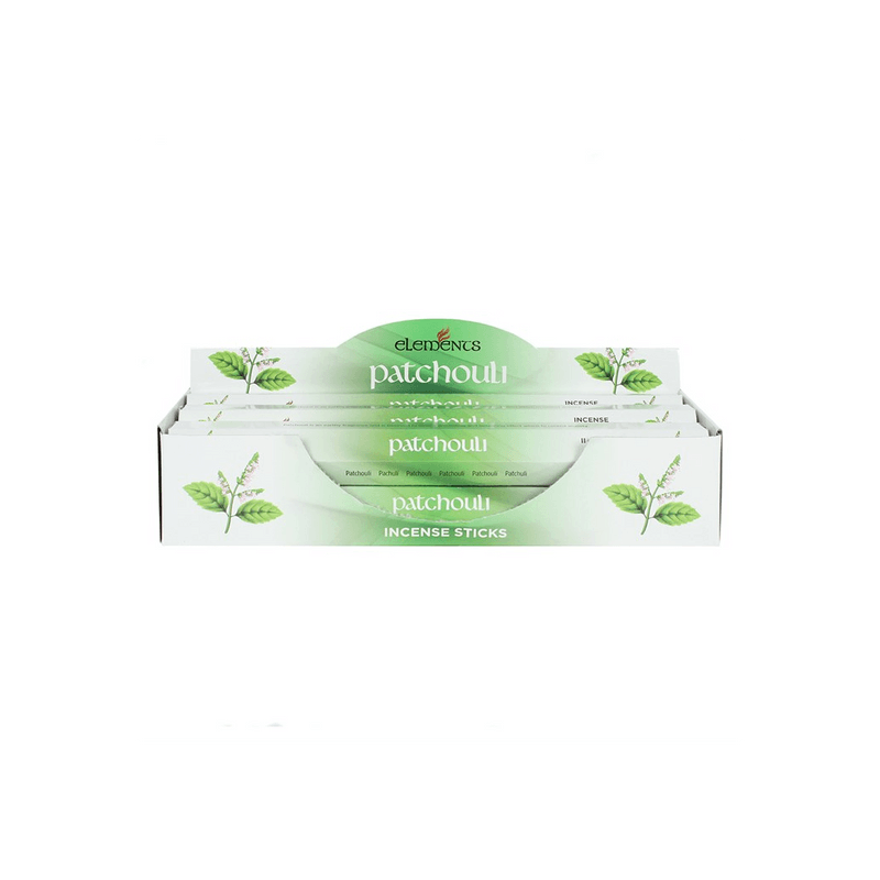 Set of 6 Packets of Elements Patchouli Incense Sticks