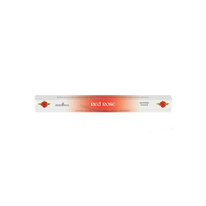 Set of 6 Packets of Elements Red Rose Incense Sticks - DuvetDay.co.uk