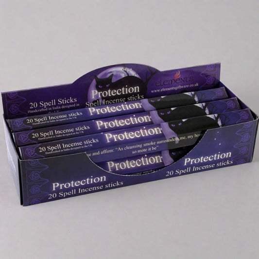 Set of 6 Packets of Protection Spell Incense Sticks by Lisa Parker - DuvetDay.co.uk