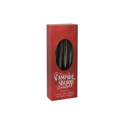 Set of 8 Vampire Blood Taper Candles - DuvetDay.co.uk