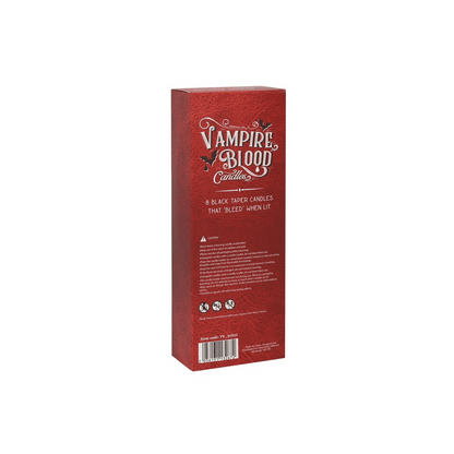 Set of 8 Vampire Blood Taper Candles - DuvetDay.co.uk