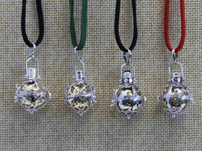 Silver Angel Bell - Dreams - 18mm - DuvetDay.co.uk