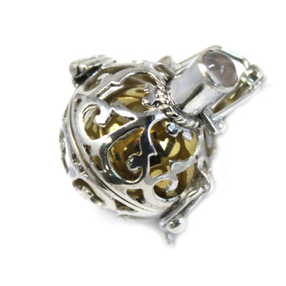 Silver Angel Bell - Guardian - 16mm - DuvetDay.co.uk