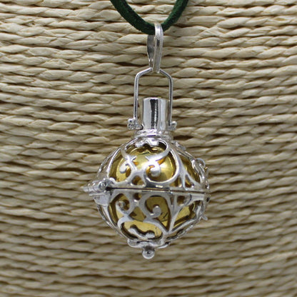 Silver Angel Bell - Healing - 23mm - DuvetDay.co.uk