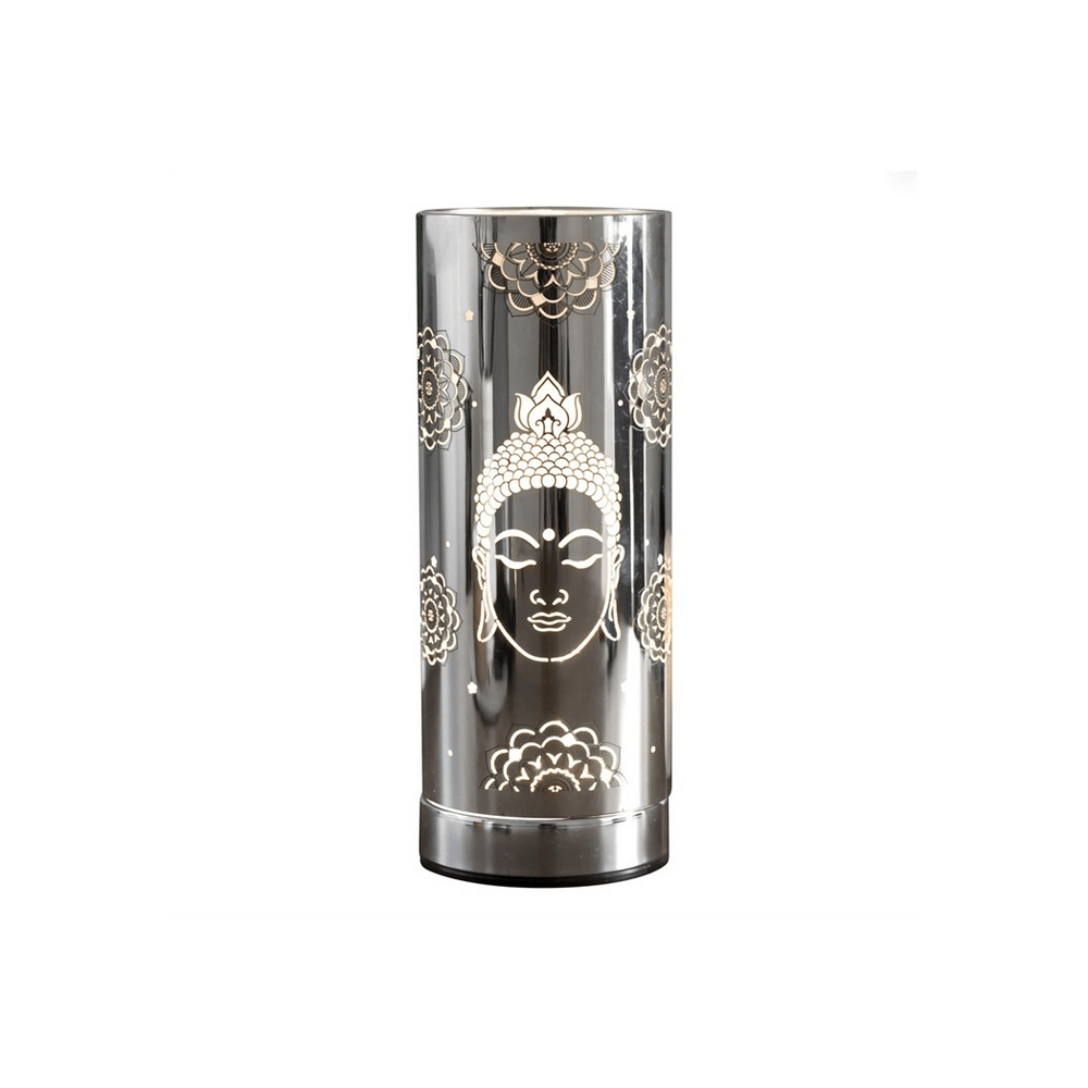 Silver Budda Mandala Electric Aroma Lamp - DuvetDay.co.uk
