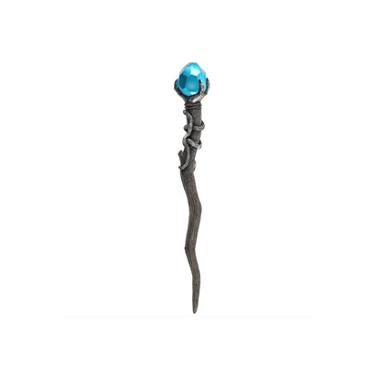 Silver Claw Wand with Blue Gem - DuvetDay.co.uk