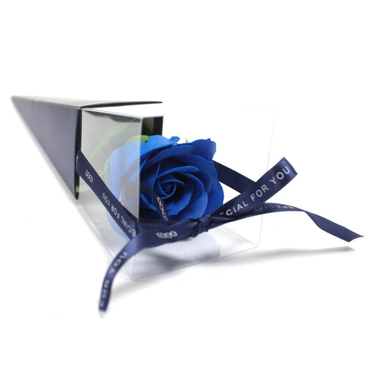 Single Rose - Blue Rose - DuvetDay.co.uk