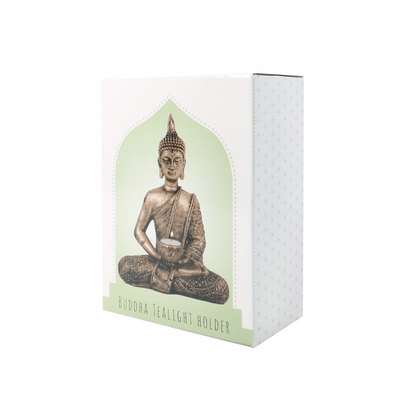 Sitting Thai Buddha Tealight Holder - DuvetDay.co.uk