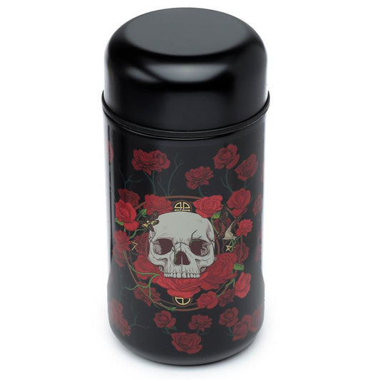 Skulls & Roses Stainless Steel Insulated Food Snack/Lunch Pot 500ml