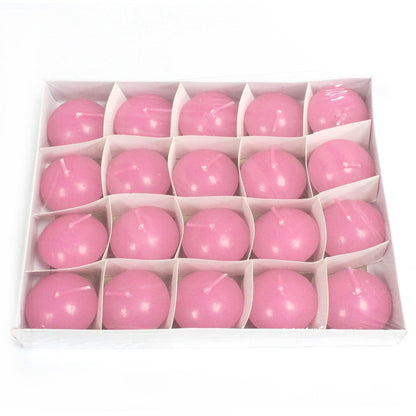 Small Floating Candle - Pink - DuvetDay.co.uk